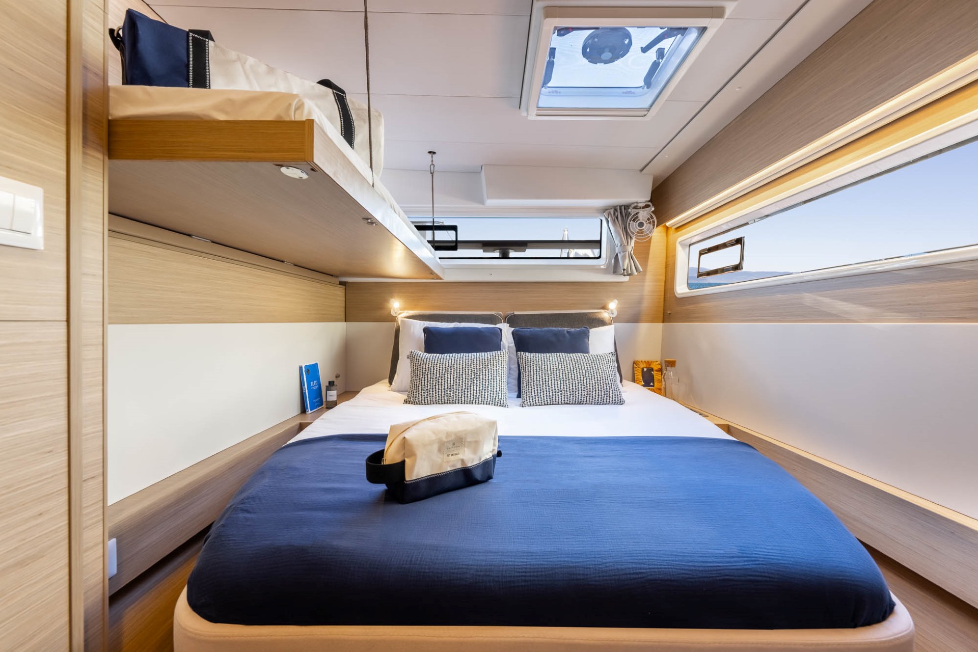 Catamaran SOGNUDIMARE Lagoon 43 - Cabine double avec lit confortable